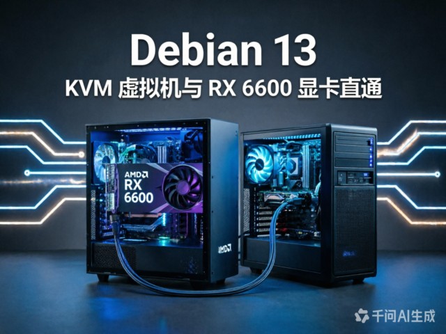 Debian KVM / QEMU PCI显卡直通完整记录（RX6600）